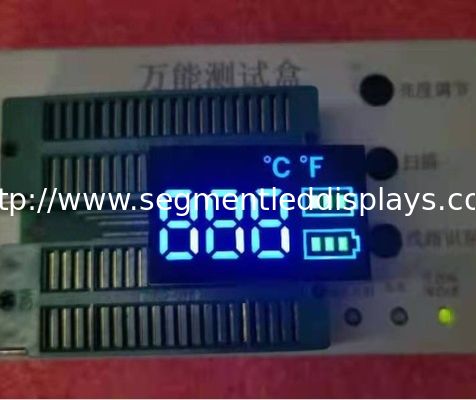 Display LED de segmento 7 personalizado para frigorífico de automóvel de cor verde pura